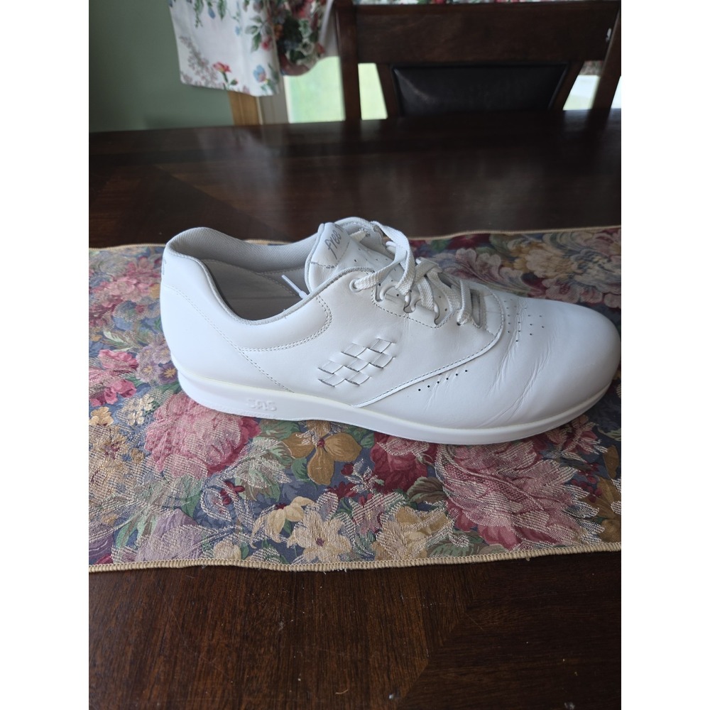 SAS Free Time Comfort Sneakers Walking Shoes Womens Size 11 M White Leather - Picture 9 of 16